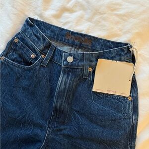 MOTHER Denim Snacks Straight Leg Jeans